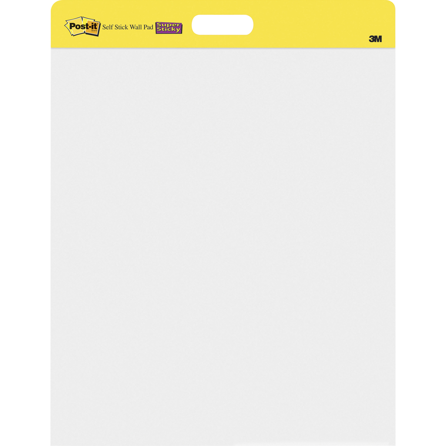 Post-it® Self-Stick Wall Pads - 20 Sheets - Plain - MMM566CT, MMM 566CT -  Office Supply Hut